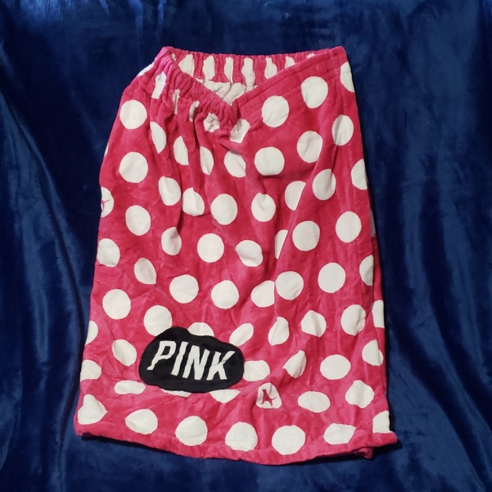 PINK bath robe wrap